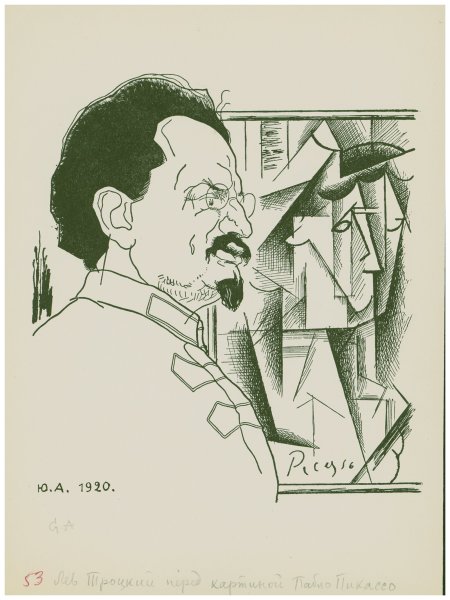 Анненков художник портрет Троцкого