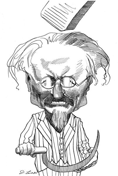 Троцкий Лев Давидович рисунок