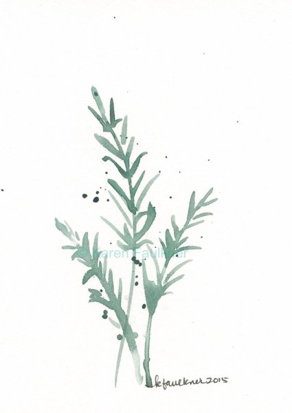 Веточка розмарина СВГ