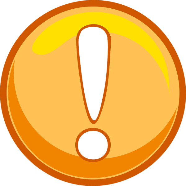 Значок "внимание!"