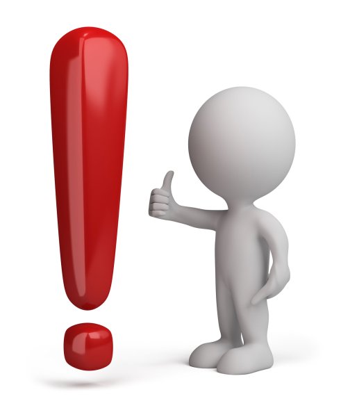 Человечек с восклицательным знаком