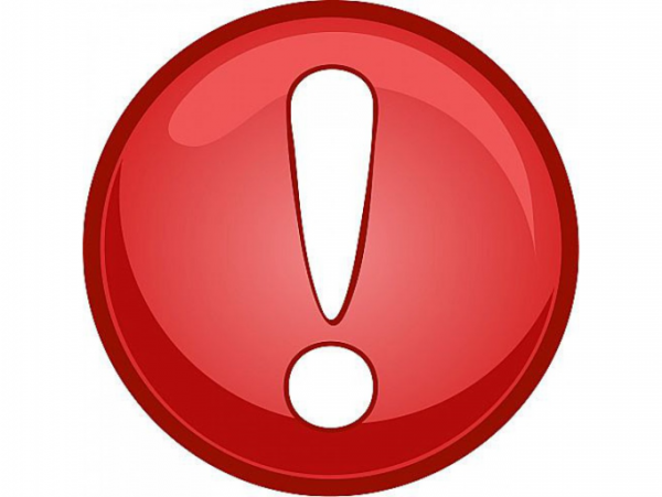 Значок Обратите внимание