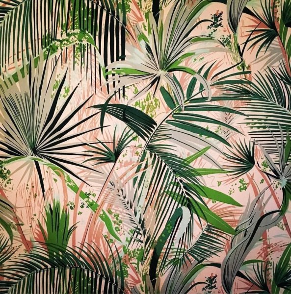 Листья пальмы Аффреско