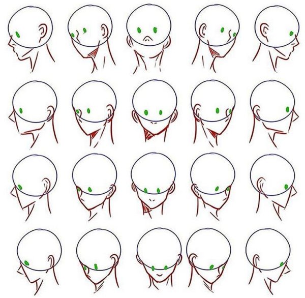 Тутор по рисованию головы