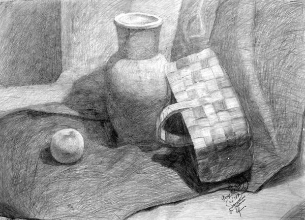 Тональное решение натюрморта