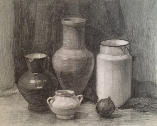 Светотень гризайль