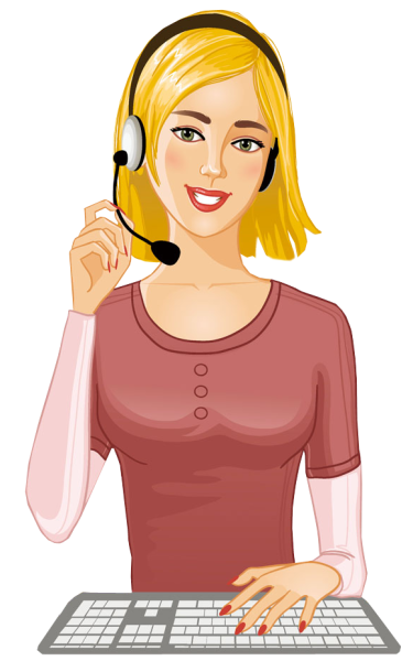 Девушка оператор