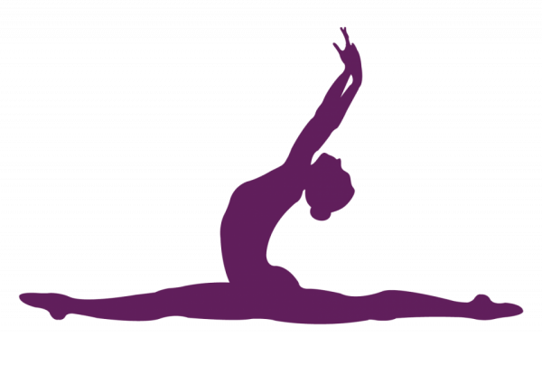 Силуэт гимнастки