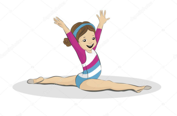 Позы для рисования шпагат