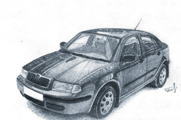 Skica Škoda Octavia A5
