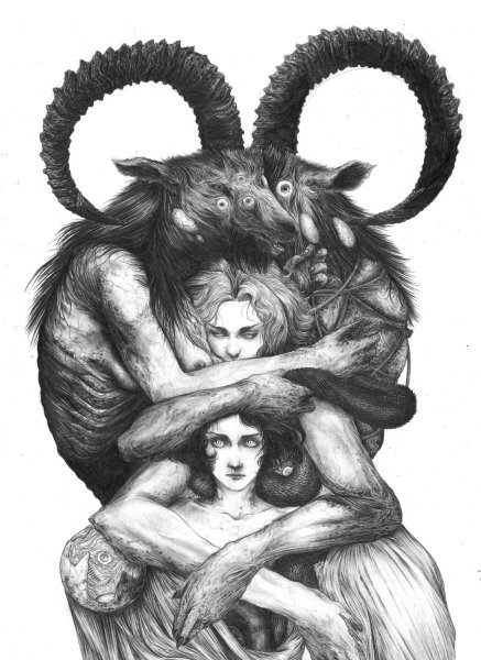 Бехемирон демон тату