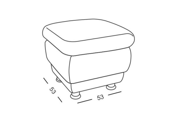 Пуфик карандашом