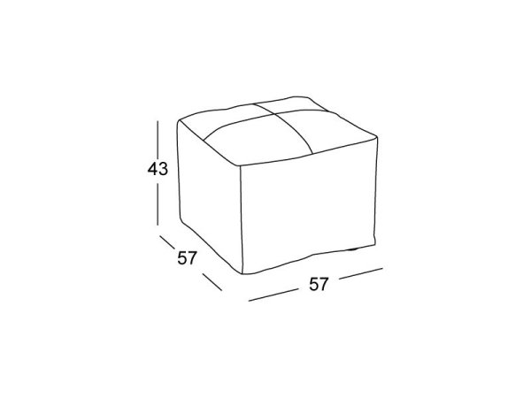 Пуфы карандашом