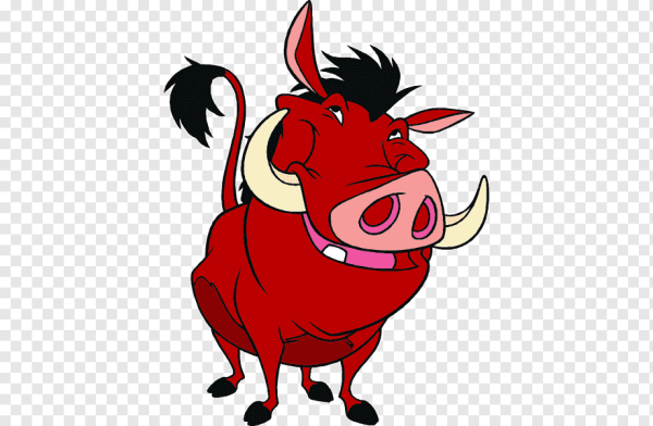 Король Лев раскраска Пумба