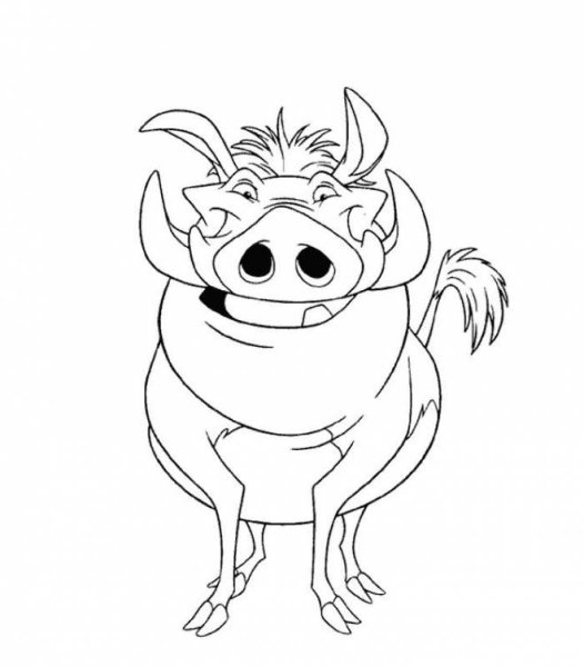 Маска кабана для детей