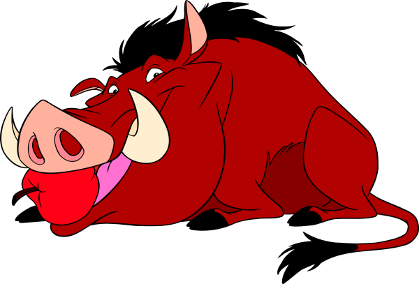 Пумба рисунок карандашом