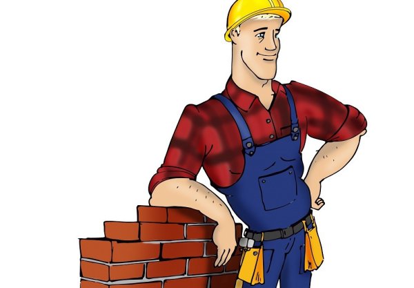 Нарисовать строителя