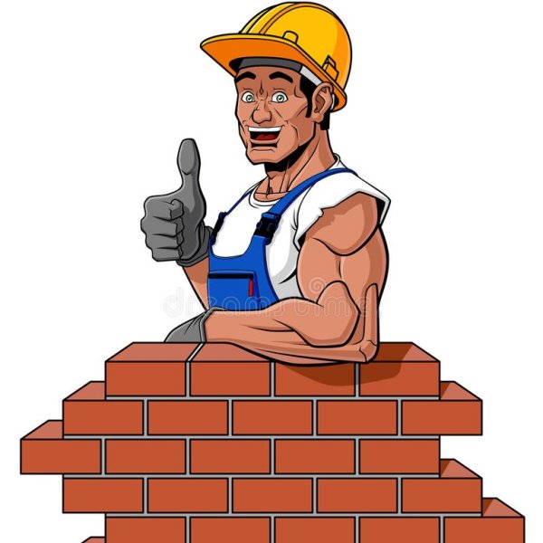 Каменщик мультяшный