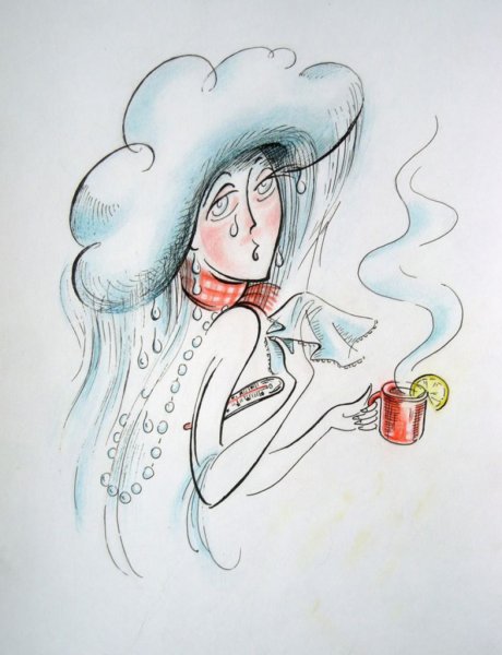 Простуда иллюстрация