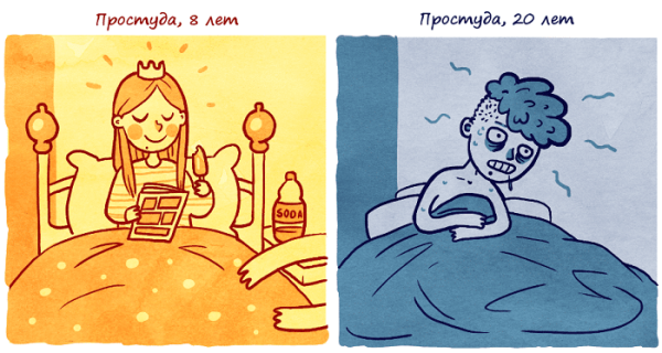 Простуда картинки прикольные