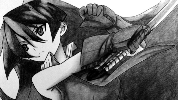 Убийца акаме чёрно белые