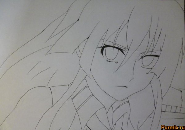Аниме убийца акаме для срисовки