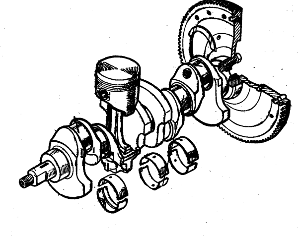 Кривошипно-шатунный механизм двигателей ЗМЗ-53