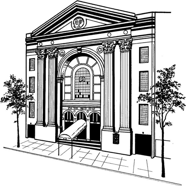 Зарисовки Земпера синагога