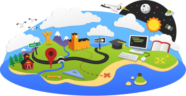 Маршрут иллюстрация