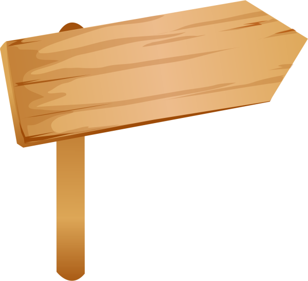 Деревянный указатель