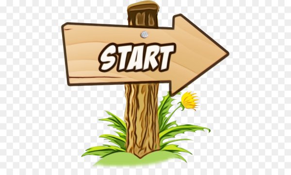 Надпись старт