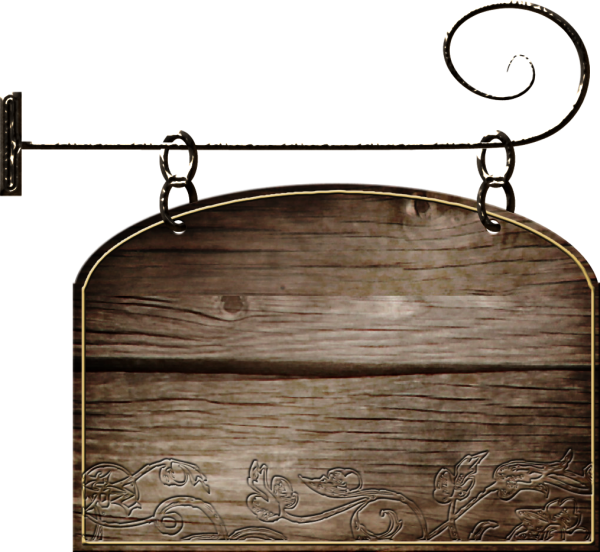 Деревянная табличка