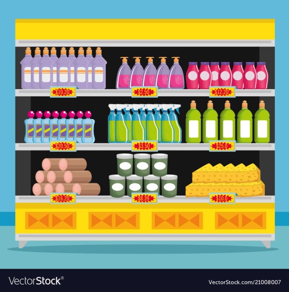 Прилавок магазина для детей