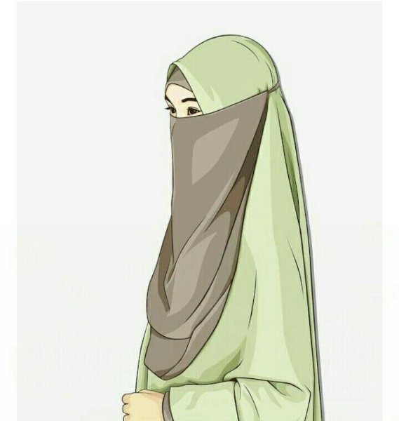 Муслим аниме никаб