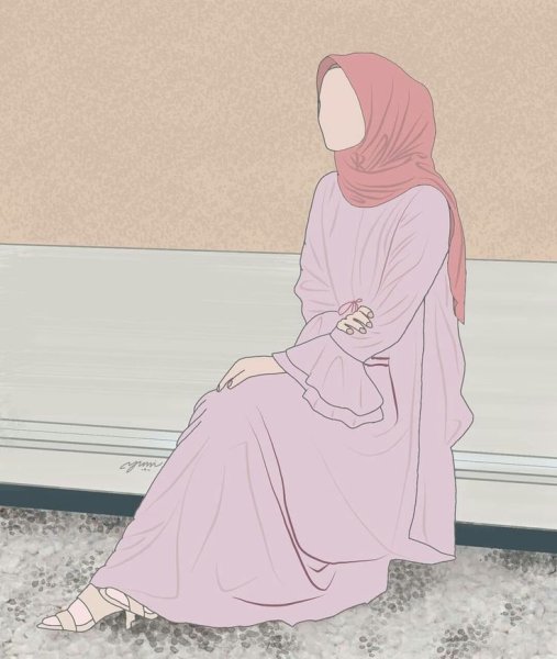 Мусульманка иллюстрация