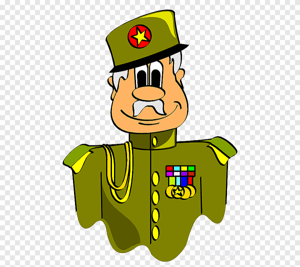 Мультяшный офицер