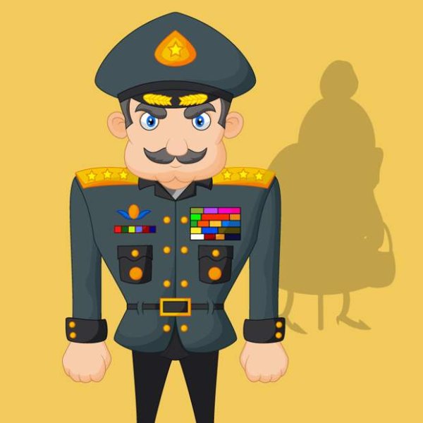 Генерал мультяшный