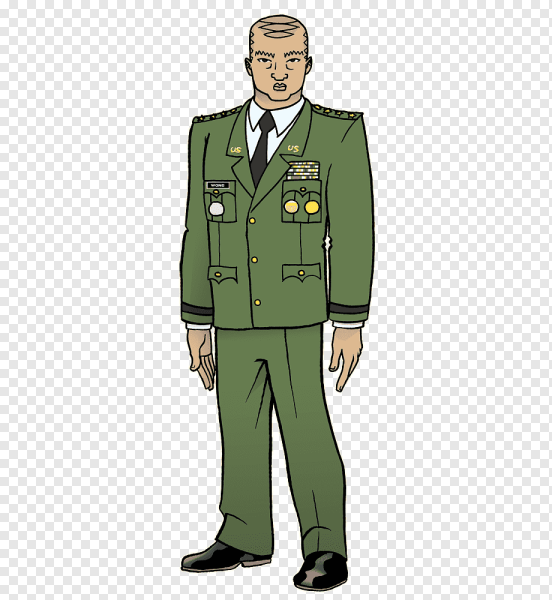 Мультяшный офицер