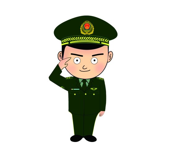 Мультяшные офицеры