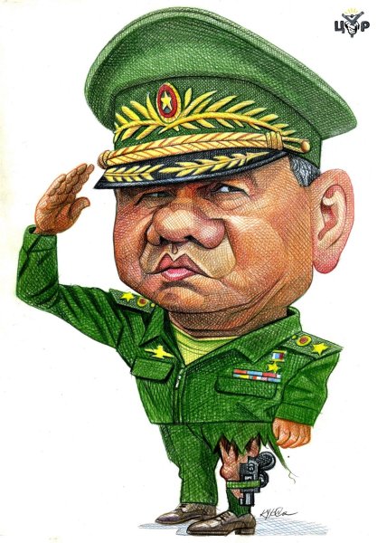 Генерал армии Сергей Шойгу карикатура