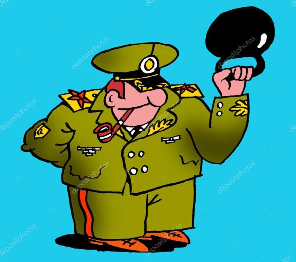 Карикатура на Генерала армии