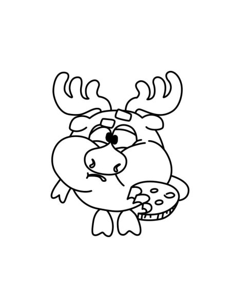 Рисунок Лосяша из смешариков