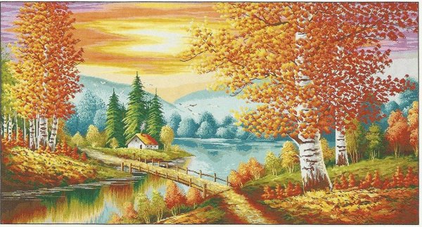 Осенний пейзаж детский сад