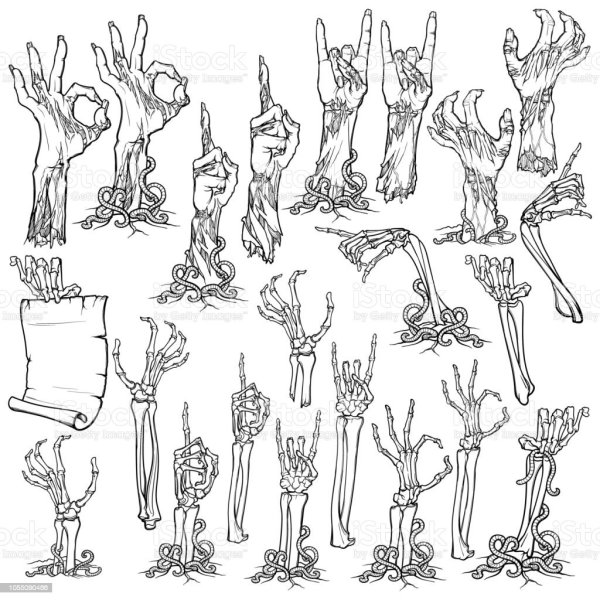 Рука из земли вектор