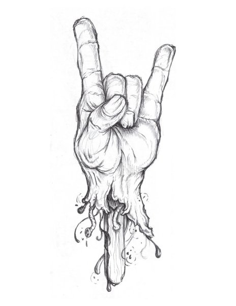 Рука выглядывает из земли