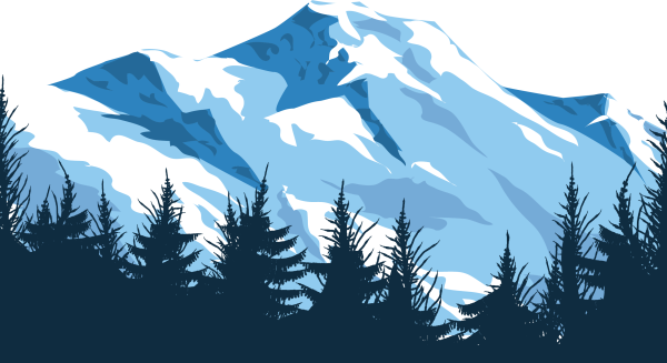 Гора Эверест вектор