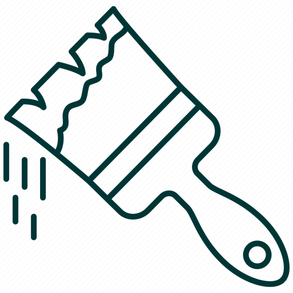 Кисть малярная без фона