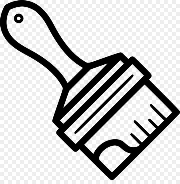 Кисть малярная без фона