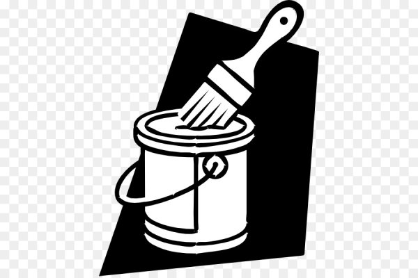 Инструменты маляра раскраски для детей