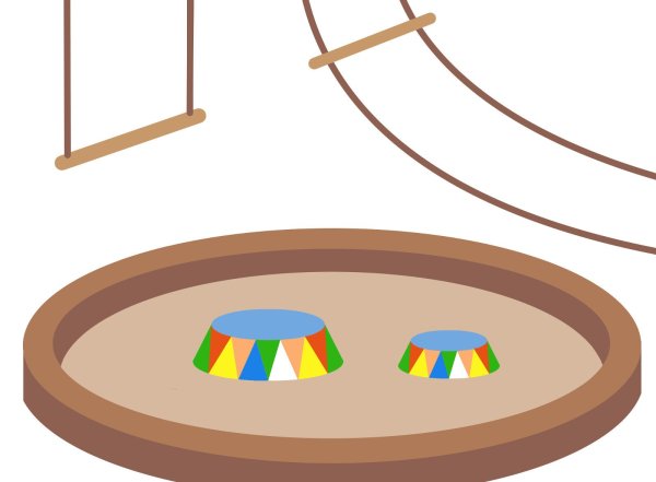 Арена цирка мультяшная